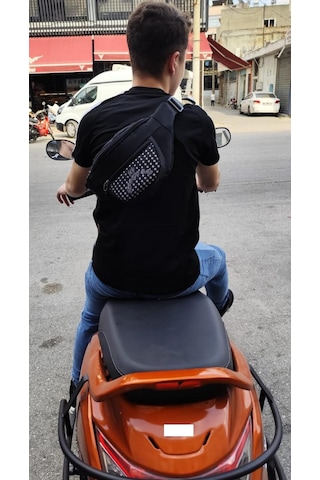 Mygeppetobag Unisex Siyah Renkli Omuz Ve Bel Çantası Siyah