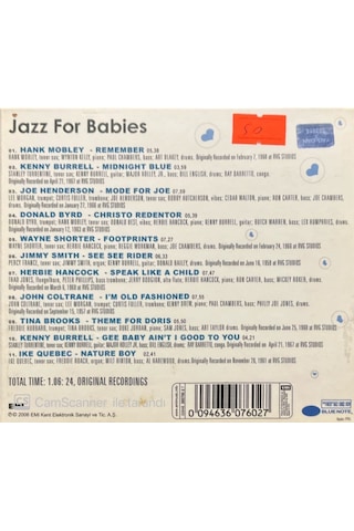 Plak Değildir Cd Dir Cd Jazz For Babies Cd