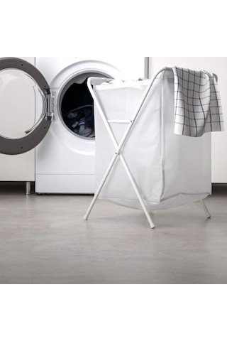 Ikea Jäll Çamaşır Sepeti, Beyaz, 50 Lt