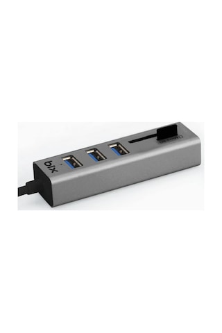 Bix BX04HB USB 3.0 Kart Okuyucu ve 3 Portlu Çoklayıcı Hub