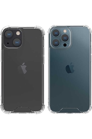 Apple Uyumlu iPhone 13 Mini Uyumlu Zore Nitro Anti Shock Silikon-renksiz Renksiz -