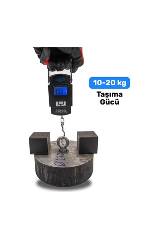 Lexroo Mns Çok Güçlü Deniz Mıknatısı - Fishing Magnet - Neodyum Daimi Çelik Mıknatıs