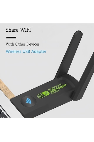 Maxgo 3125 1300 Mbps Dual Band Usb 3.0 Adaptör Kablosuz Wifi Alıcı 2.4ghz 5ghz Tak Çalıştır