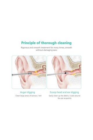 5 Parçalı Kulak Temizleme Seti - Basit Kir Temizleme