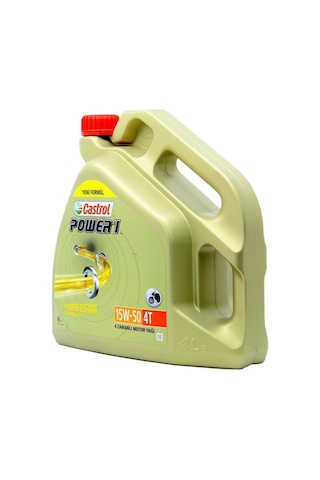 Castrol PoWer 1 4t 15W-50 4 L 4 Zamanlı Motosiklet Yağı