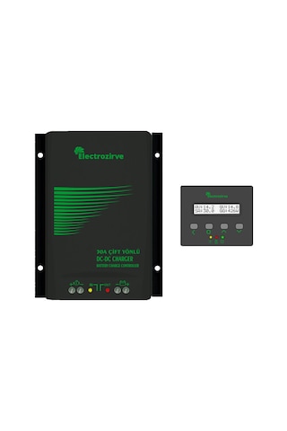 Elektrozirve 30a Dc-dc Bidirection Charger Akü Şarj Kontrol+ekran