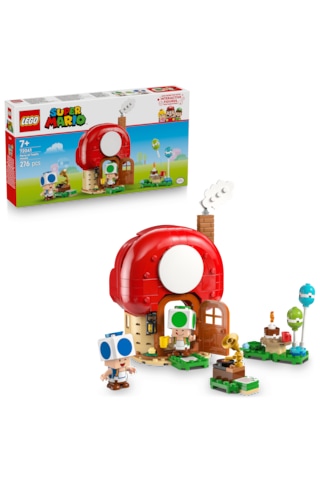 LEGO® Super Mario™ Toad Evinde Parti 72041 - 7 Yaş ve Üzeri Çocuklar için Yaratıcı Oyuncak Yapım Seti (276 Parça)