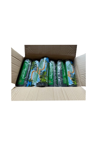 Yener Endüstriyel Jumbo Çöp Torbası Poşeti - 2 Kat - Siyah - 500 G. - 80x110 CM -10 Adetlik 5 Rulo