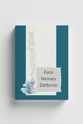 5 Yıllık Kaza Namazı Defterim - Mavi Çok Renkli