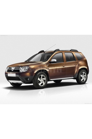 S-Dizayn  Dacia Duster Krom Cam Çıtası 4 Prç 2009-2018