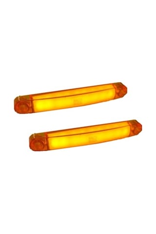 2 Adet Neon Led Lamba Slim Model Turuncu 12-24 Volt