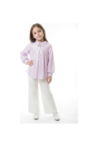 Xo Kids Kız Çocuk 2li Alt Üst Takım 5-10 Yaş 6110 Mor