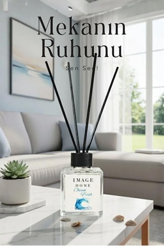 Image Home Çubuklu Oda Kokusu Ocean Fresh 100 Ml Okyanus Esintisi