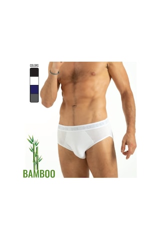 Q-En 6'Lı Erkek Bambu Slip Külot B510