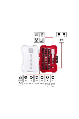 Einhell XS-CASE 32 Parça Uç Seti - 49118693