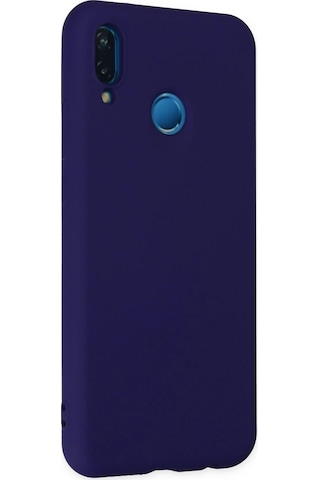 Newface Huawei P20 Lite Kılıf Nano İçi Kadife Silikon Glblseme - 32 - Mor