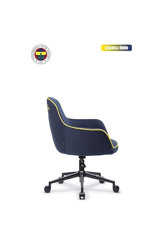 Fanchair X Fenerbahçe Icon Lacivert Kumaş Çalışma Koltuğu-79 Lacivert - Sarı