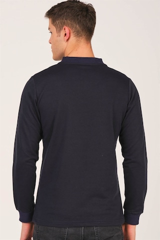 V4002 Dewberry V Yaka Erkek Sweatshırt-lacivert Lacivert