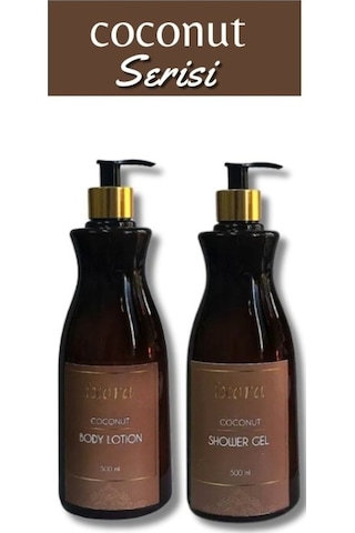 Coconut Serisi Duş Jeli Ve Vücut Losyonu Seti 500 Ml