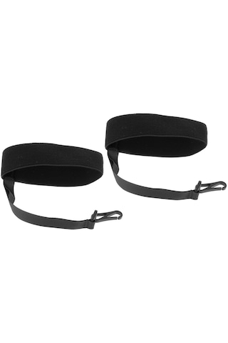 Dolıty 2 Adet Kayak Eldiveni Bilek Kayışı Yetişkin Spor Siyah Siyah