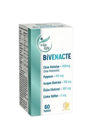 Bivenacte - Cüce Palmiye Saw Palmetto Ve Pygeum Içeren Gıda Tak