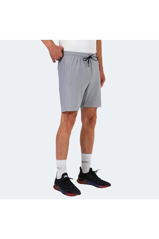 Slazenger OGNIA Erkek Cepli Fıtness Gri Şort
