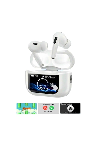 Air Pro 2 Anc Dokunmatik Ekranlı Bluetooth Kulaklık İos Android Tüm Telefonlara Uyumlu Kulaklık Air Pro 2 Anc Dokunmatik Ekranlı Bluetooth Kulaklık İos Android Tüm Telefonlara Uyumlu Kulaklık