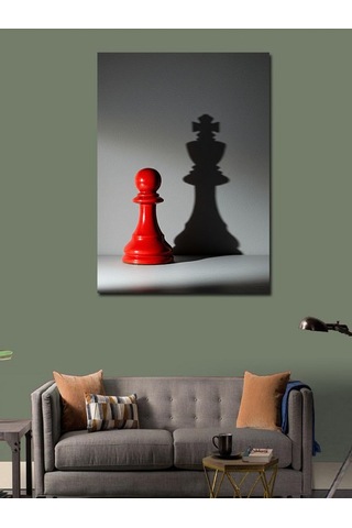 Kanvas Tablo Şah Ve Piyon 50cmx70cm