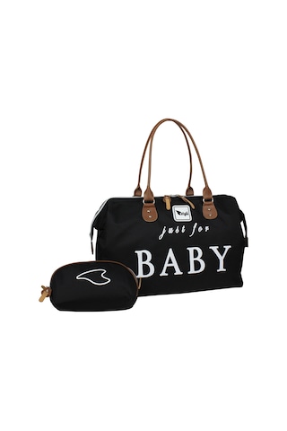 Stylo Just for Baby Anne Bebek Bakım ve Kadın Çantası Siyah Stylo Just for Baby Anne Bebek Bakım ve Kadın Çantası Siyah