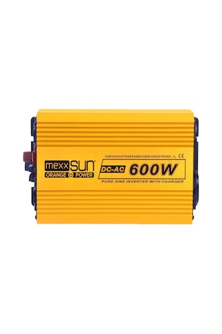 Mexxsun 12V Volt-600W Tam Sinüs Şarjlı İnverter (220V Çevirici)