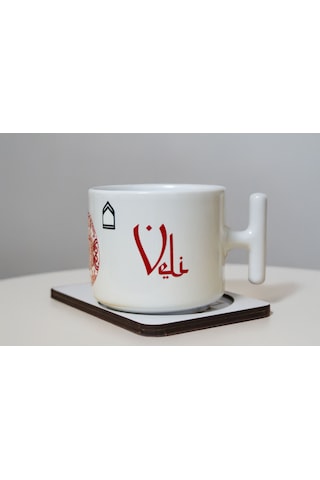 Kişiye Özel Kabartmalı Kupa Bardak Beyaz - Beyaz