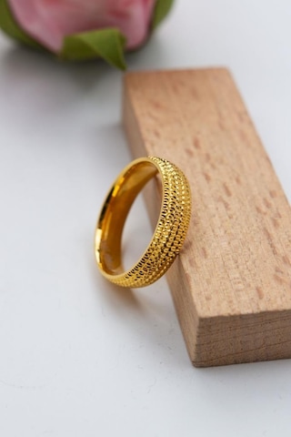 Latif Kuyumculuk 22 Ayar Altın Noktalı Bombeli Alyans Nişan Yüzüğü Lkyzk1529