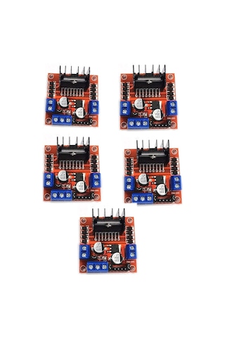 5pcs L298n Motor Tahrik Kontrolör Modülü Çift H Köprü Dc Step Motor Arduino İle Uyumlu
