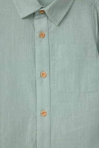Defacto Erkek Bebek Flamlı Poplin Gömlek G7092a526spgn1123 Yeşil-gn1123