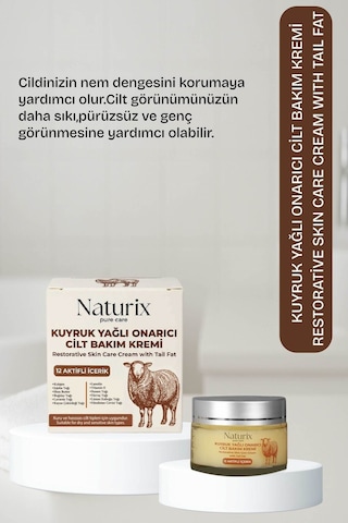 Naturix Kuyruk Yağlı Cilt Bakım Kremi 50ml