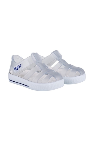 Igor S10171 Star Beyaz Çocuk Sandalet 20-28 Beyaz
