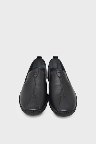 Castle Black 71101 Erkek Hakiki Deri Comfort Ayakkabı Siyah Siyah
