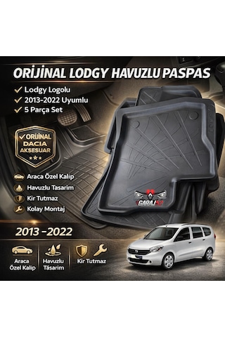 Dacia Lodgy Havuzlu Paspas 5-7 Kişilik 8201282284