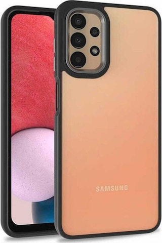Galaxy Uyumlu A53 5g Kılıf Zore Flora Kapak Siyah