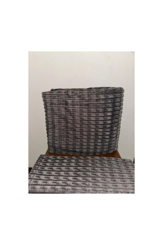 Shop M. Modern Line 3 Parça Battaniye Seti Antrasit