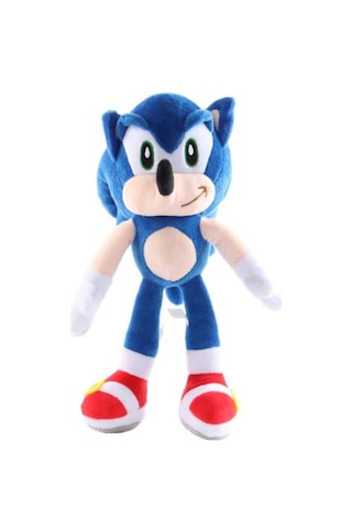 Mavi Sonic Boom Arkadaşları Büyük Boy Kirpi Sonic Figür Peluş Oyuncak Es66088