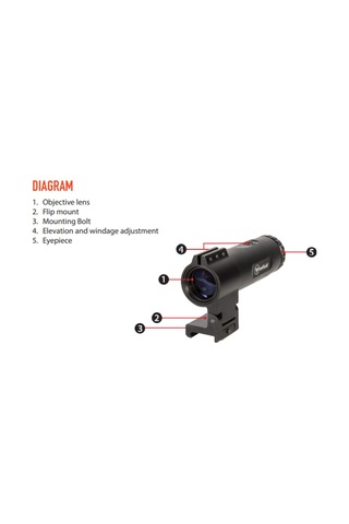 Firefield Diverge 3x Magnifier Yakınlaştırıcı Ff19023 Siyah