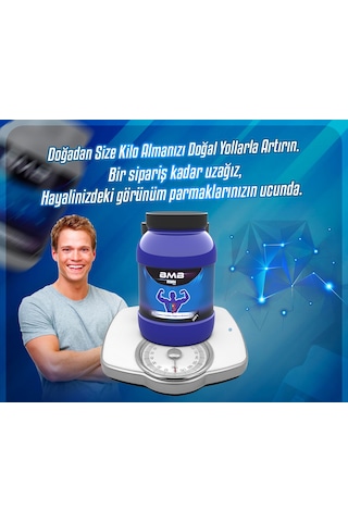 BMB Kilo-Almaya Yardımcı Gıda Takviyesi  2 KG 2000 Gr + Shaker Bardak