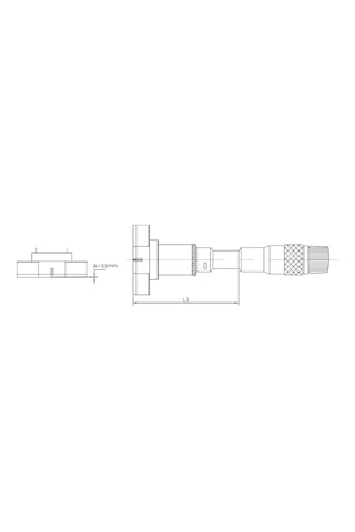 Fett As-209400 250-275 mm Asimeto Mekanik 3 Nokta Temaslı İç Çap Mikrometresi