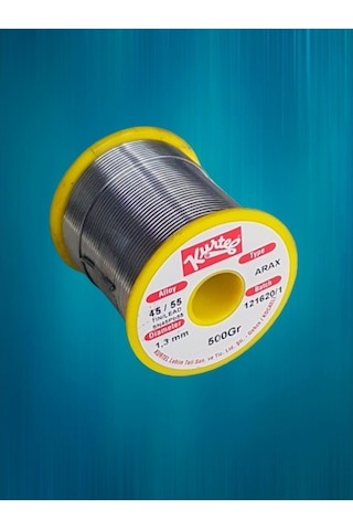 Kurtel Sn45Pb55 Arax Fluxlı 1Mm-1,3Mm-1,6 Mm Lehim Teli 500G Kurtel Sn45Pb55 Arax Fluxlı 1Mm-1,3Mm-1,6 Mm Lehim Teli 500G