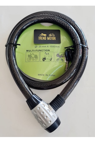 Motosiklet Kilit 25mm Kalınlık - 150 Cm Uzunluk