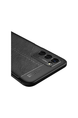Oppo A55 5G Kılıf Deri Tarzı Niss Silikon Case