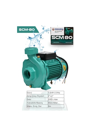 Su Pompası Scm 80 Mur-cell