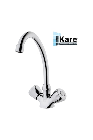 Kare Premium Klasik Alttan Kuğu Eviye Bataryası Çevirmeli Batarya