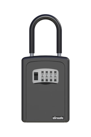 İnsafe Isc802Key Şifreli Çelik Kasa Anahtar Kasası Kutusu Siyah